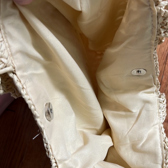 Woven Tote Bag Summer Straw Purse - Picture 3 of 5